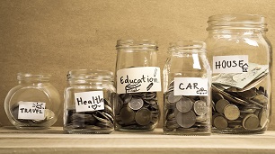 Savings jars